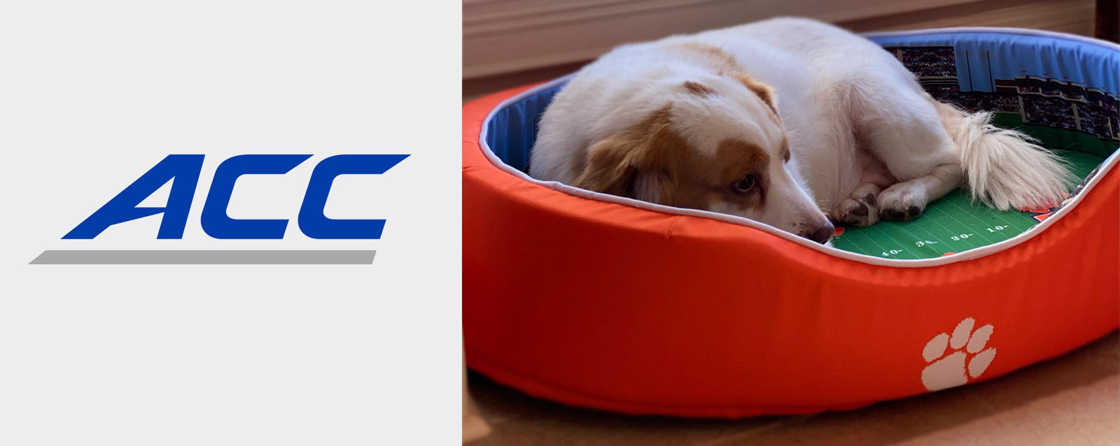 Atlantic Coast Conference ACC college football stadium dog bed
