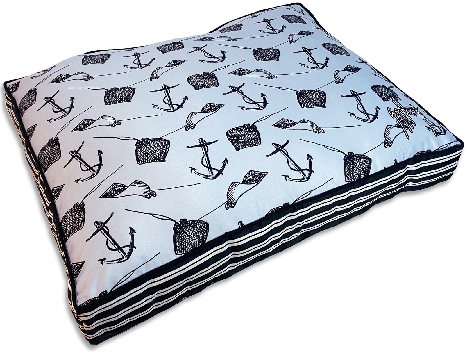 Guy Harvey Ray and anchor dog bed 