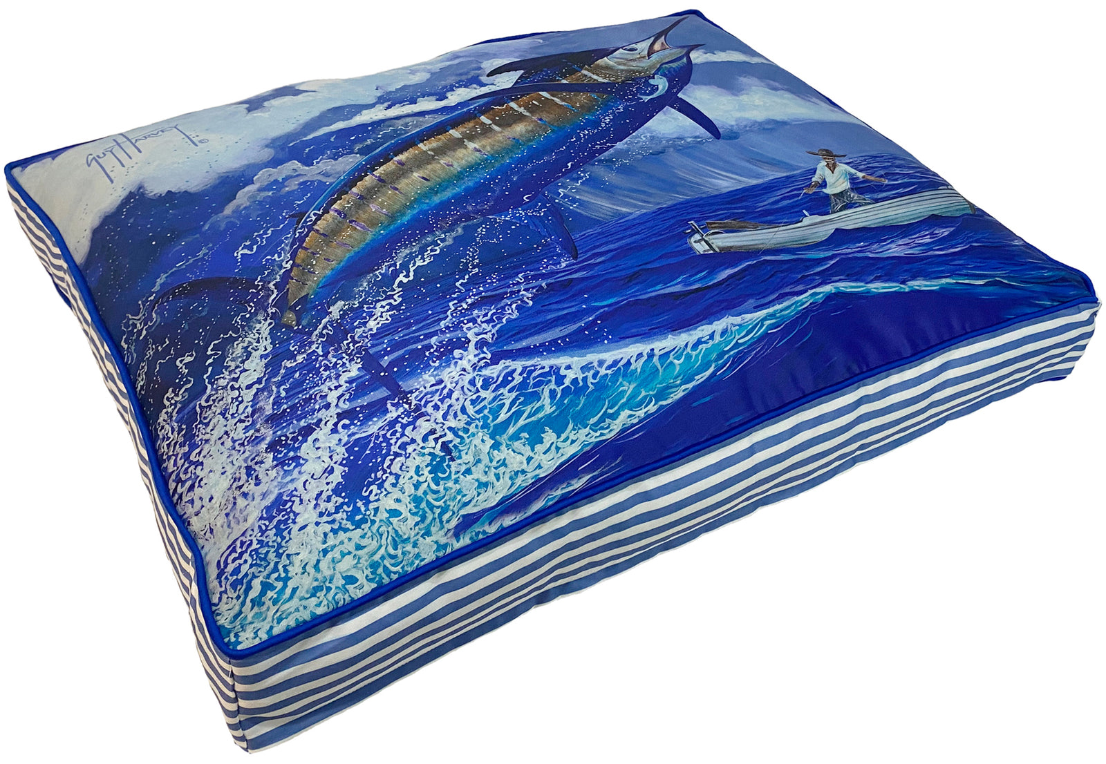 Guy Harvey Stormy Blue dog bed 