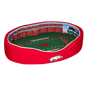 Arkansas razorback Donald W. Reynolds Razorback stadium dog bed