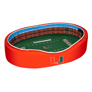 University of Miami stadium dog bed