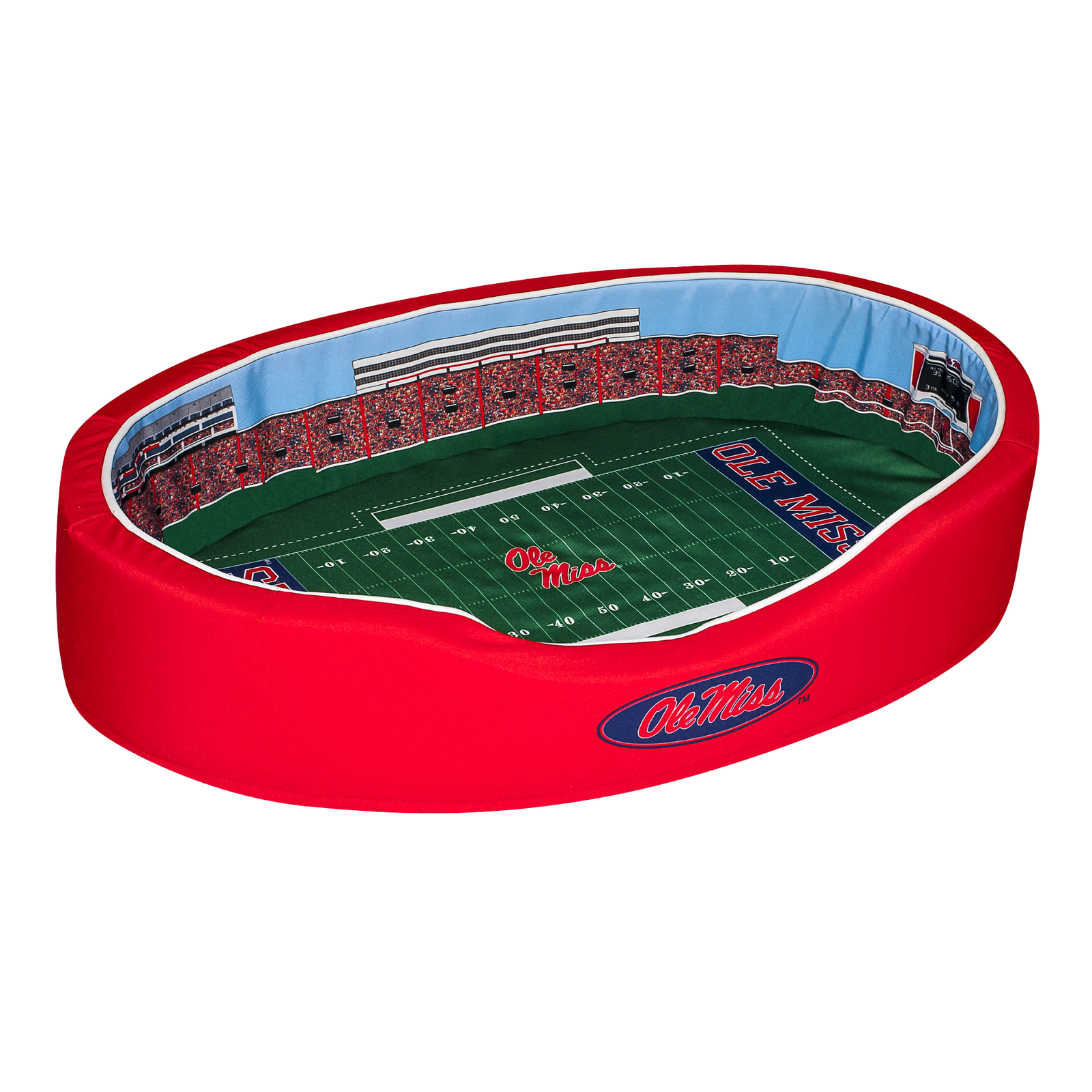 University of Mississippi Ole Miss Vaught Hemingway stadium dog bed